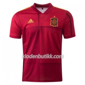 Spania Hjemme Fotballdrakt Euro 2020 Kortermet